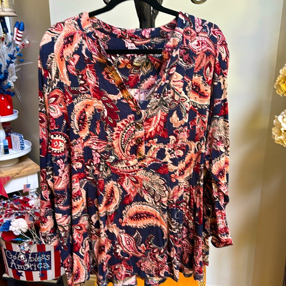 Paisley Print Shirt